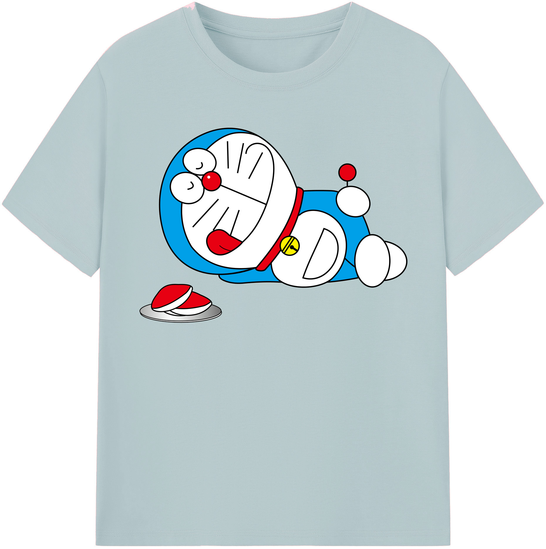 （画像用） ドラえもん Doraemon 綿100％半袖Tシャツ（フロントプリント）